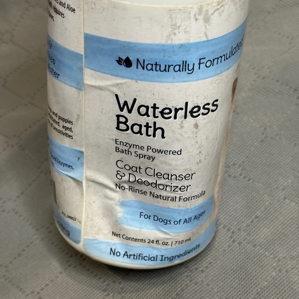 Miracle Care Made in the USA Waterless Bath for Pets Enzyme Powered Bath Spray